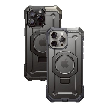 iPhone 16 系列 UB Grip 頂級磁吸支架軍規防摔殼｜相機按鍵 Pro 黑色