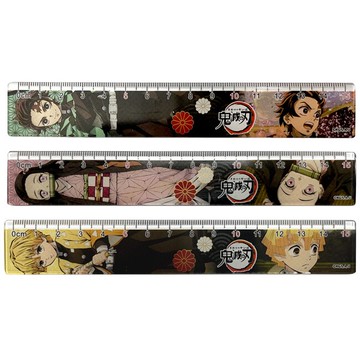 【日本正版】鬼滅之刃 直尺 15cm 塑膠尺 竈門炭治郎 竈門禰豆子 我妻善逸