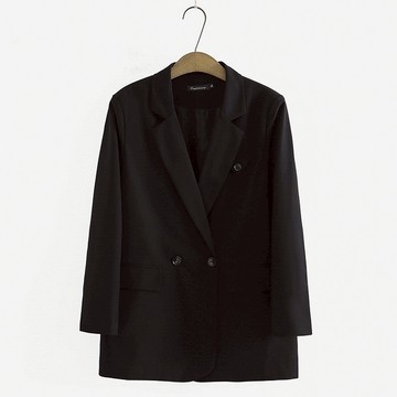 2XL 美秀裝營 大尺碼女裝 西裝大尺碼外套 秋季女氣質顯瘦大尺碼上衣韓版通勤休閒西服外搭02854