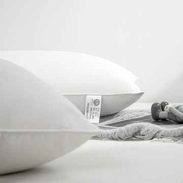 全季酒店枕頭枕芯壹對家用護頸椎助睡眠舒適不變形不塌陷帶枕套鑫弘-家具衛浴 可打統編