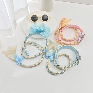 兒童公主假髮辮髮圈-多款任選