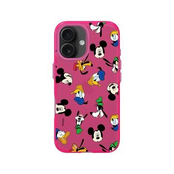 iPhone 16 Clear 粉漾桃 - 迪士尼-米奇 Mickey - Sticker-米奇與他的朋友