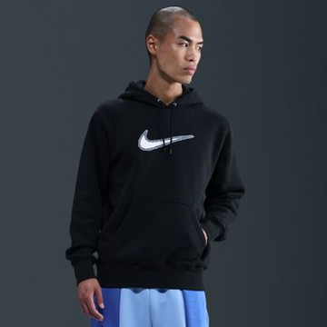 NIKE 長袖上衣 男 帽T AS M NK CLUB BB HDY NEO VARSIT 黑 HV0855-010