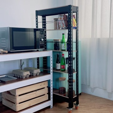 縫隙櫃｜消光黑｜高120cm款