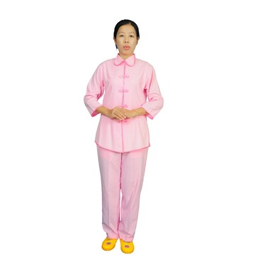 現貨供應弘喧 中開鳳仙直排 粉滾粉 靈修衣 禪服 團體 禪修服 打坐 套裝 茶服 道服 修道 居士服 慈惠堂 母娘 宮廟