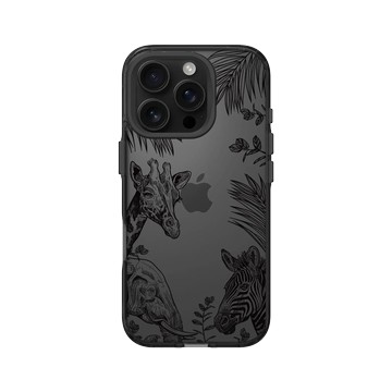 iPhone 16 Pro Clear 酷墨灰 - MYMY REVERZ TATTOO - 叢林