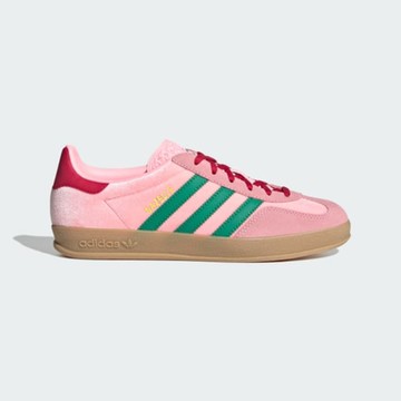 adidas 愛迪達 休閒鞋 女鞋 運動鞋 GAZELLE INDOOR W 粉綠 JI2713