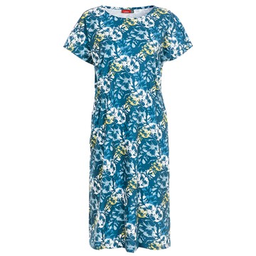 沁涼印花連身裙-海洋藍(女263194973)