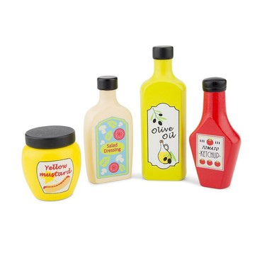 【荷蘭New Classic Toys】木製小主廚美食調味組-10599