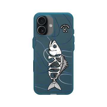 iPhone 17 Clear (相機按鈕) 夜幕藍 - KID - 魚骨KID