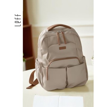 leff萊夫雙肩包女輕便通勤電腦包包萊芙女包大學生書包大容量背包