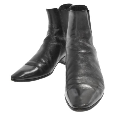 SAINT LAURENT PARIS サンローランパリ CLASSIC WYATT 40 BOOT 667623 クラシックワイアット  サイドゴアチェルシーブーツ ブラック | LINEショッピング