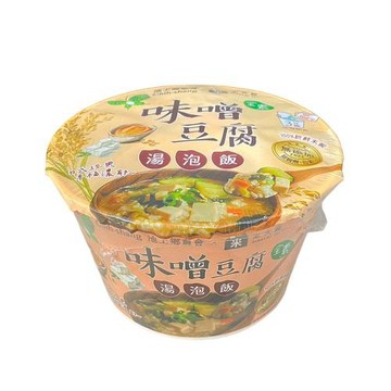 【池上鄉農會】湯泡飯-味噌豆腐208g/碗