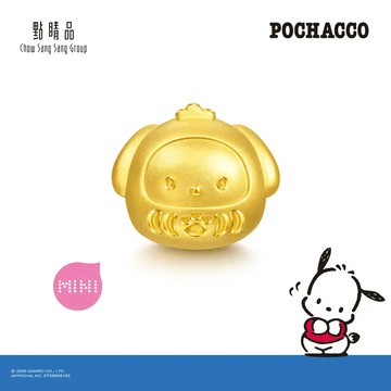 點睛品 Sanrio 三麗鷗 帕恰狗達摩 黃金串珠