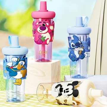 天藍小舖-迪士尼果茶分離吸管杯550ML-共4色-$390【A11115386】