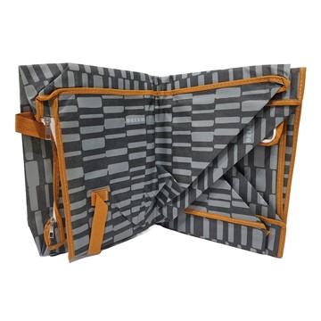 FANCY LIFE 大容量搬家袋 不開窗無紡布收納箱  140L  黑灰色  1個