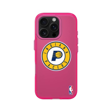 iPhone 16 Pro Clear 粉漾桃 - NBA - Logo-印第安納溜馬 Indiana Pacers