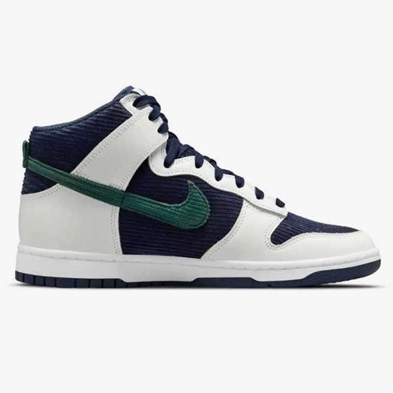 新品 NIKE DUNK HI PRM EMB ナイキ ダンク ハイ ネイビー ホワイト ...