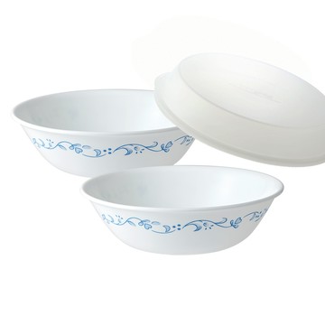 【美國康寧 CORELLE】鄉野藍 2件式湯碗組-BA