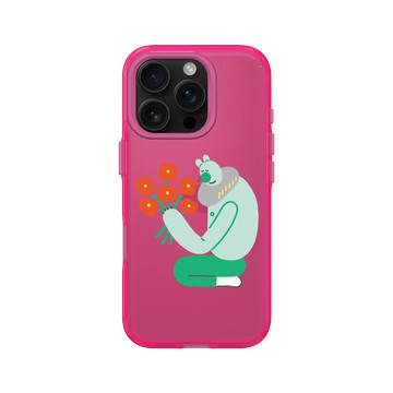 iPhone 16 Pro Clear 粉漾桃 - 包大山 Baozi - 小小心意