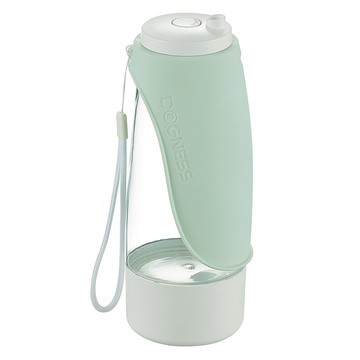 DOGNESS 多尼斯 二合一隨行飲水杯  粉綠色  1個