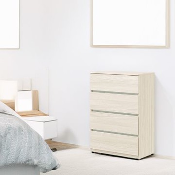 文創集 瑪琳2.6尺四抽斗櫃-79x40x114cm免組