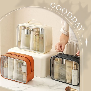 透明化妝包 大款26*11*20CM