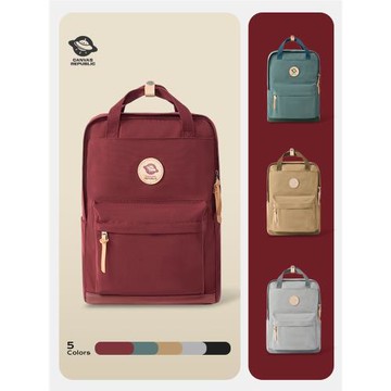 (免運)canvasrepublic帆布共和國雙肩包女電腦包大容量書包戶外旅行背包