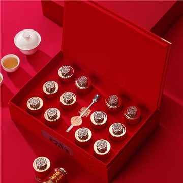 茶葉包裝盒2罐3罐4罐茶葉罐通用12罐18罐禮品盒茶葉盒雕刻log