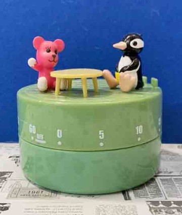 【震撼精品百貨】PostPet_MOMO熊~計時器-綠底#00024