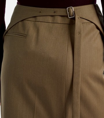 Victoria Beckham Wool-blend midi skirt
