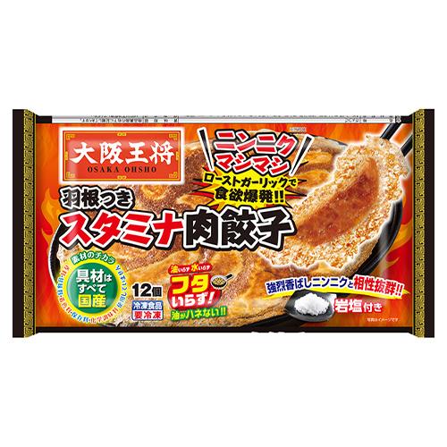 イートアンドフーズ　大阪王将　羽根つきスタミナ肉餃子 281.2ｇ(12個入)×20個 （冷凍食品）