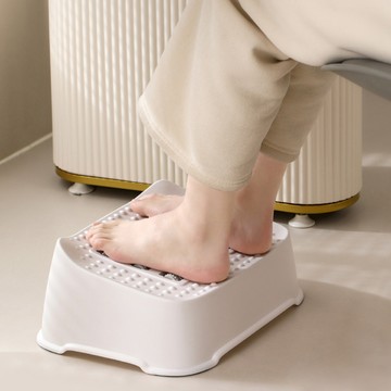 FaSoLa 多功能按摩踩腳凳  白色