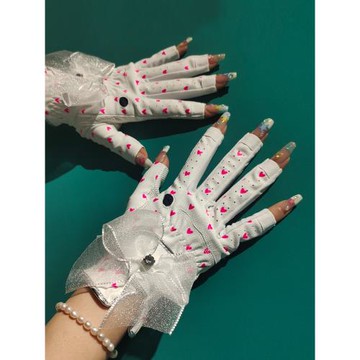 韓國高爾夫手套女露指雙手露手指女士耐磨golf防曬半指觸屏式四季