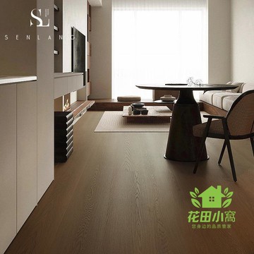 免運 公司貨 木地板 木紋SPC石塑鎖扣地板家用復古侘寂風黑胡桃咖色石晶卡扣廠家直發 可開發票 全館八折 工廠現貨直銷 新品特價 HTXW12233