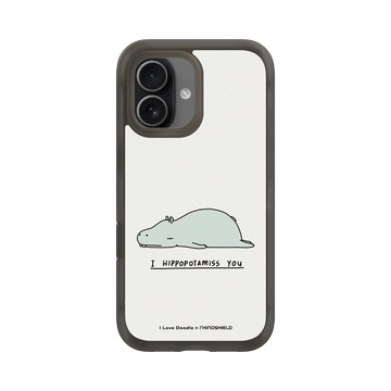 iPhone 17 AirX 本質黑 - ilovedoodle (Lim Heng Swee) - I Hippopotamiss You 河馬
