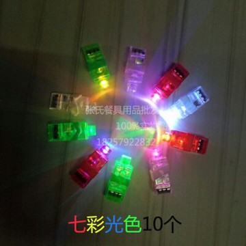 發光蝴蝶 刺身擺盤七彩閃光刺身燈生日禮物鹽雕燈模具冰雕燈