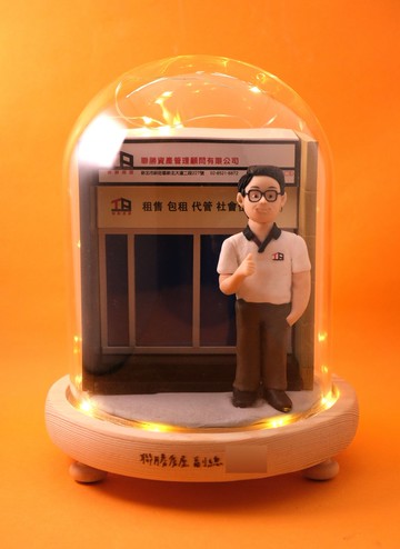 榮休記念小禮品, 可客製名字.提供相片客製人物造型 (各行各業)