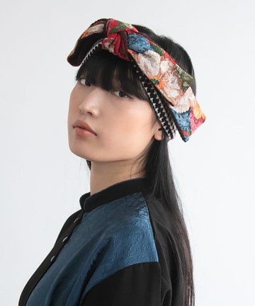 【熱門預購】復古織紋立體髮帶 (2色) COHP5308