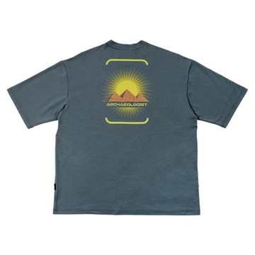 MIZUNO 美津濃 短袖上衣 男款 運動 抗紫外線 灰 D2TAB50115