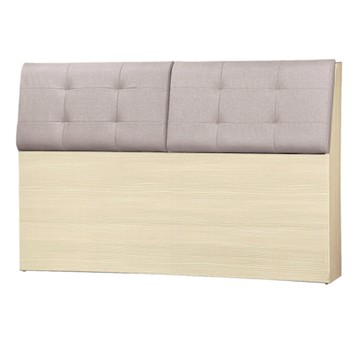 文創集 金陵5尺雙人貓抓皮革床頭箱(三色可選)-152x16x93cm免組