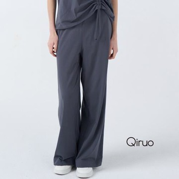 【Qiruo 奇若】春夏專櫃灰色休閒長褲 7067C休閒旅遊款