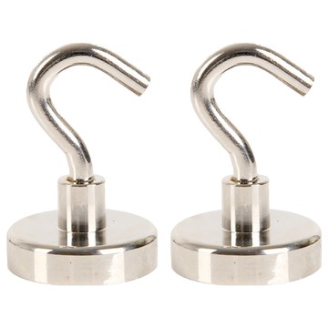 葉子小舖 強力磁吸掛勾 E32  2個  銀色