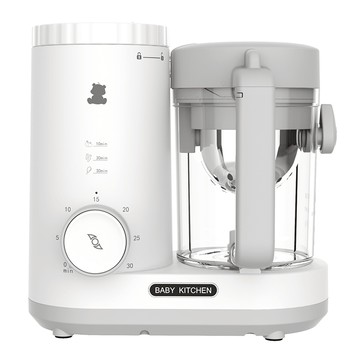 Snow Bear 小白熊 智慧營養食物調理機 獨特翻轉蒸籃 蒸氣導流 易手料理  1個  HL-0978