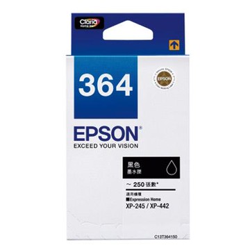 愛普生EPSON原廠(364)墨水匣/T364150/黑色