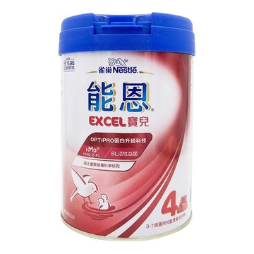 Nestle 雀巢 EXCEL 寶兒 幼兒營養成長配方奶粉 4號 3~7歲  800g  1個
