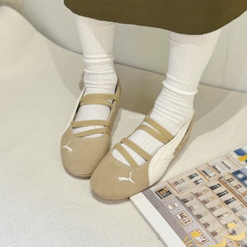 PUMA SPEEDCAT BALLET 卡其 麂皮 芭蕾舞鞋 女鞋 彪馬 406758-01