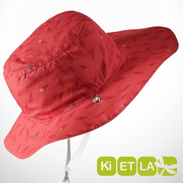 法國KiETLA-Kapel凱貝拉幼兒遮陽帽(石榴冰淇淋)