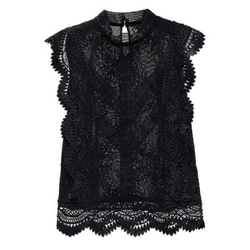 200斤外貿特大碼女裝速賣通亞馬遜歐美蕾絲背心上衣顯瘦度假鏤空