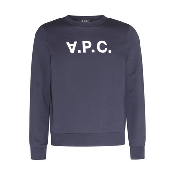 A.p.c. - Dark Navy Cotton Sweatshirt